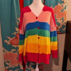 Rainbow Oversized Sweater